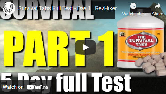 Survival Tabs Full Test - Day 1 | RevHiker
