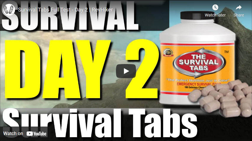 Survival Tabs Full Test - Day 2  RevHiker
