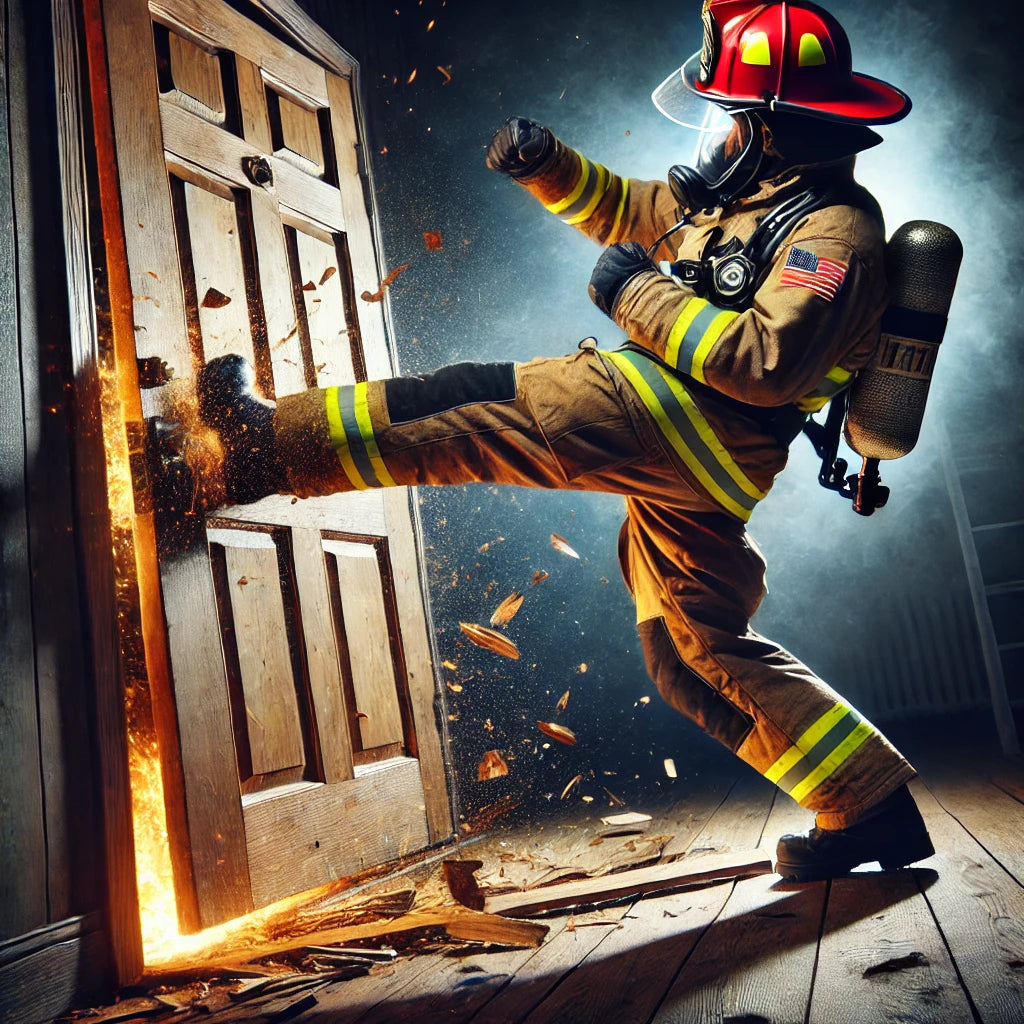 How to Safely Kick Down a Door in Case of a Fire
