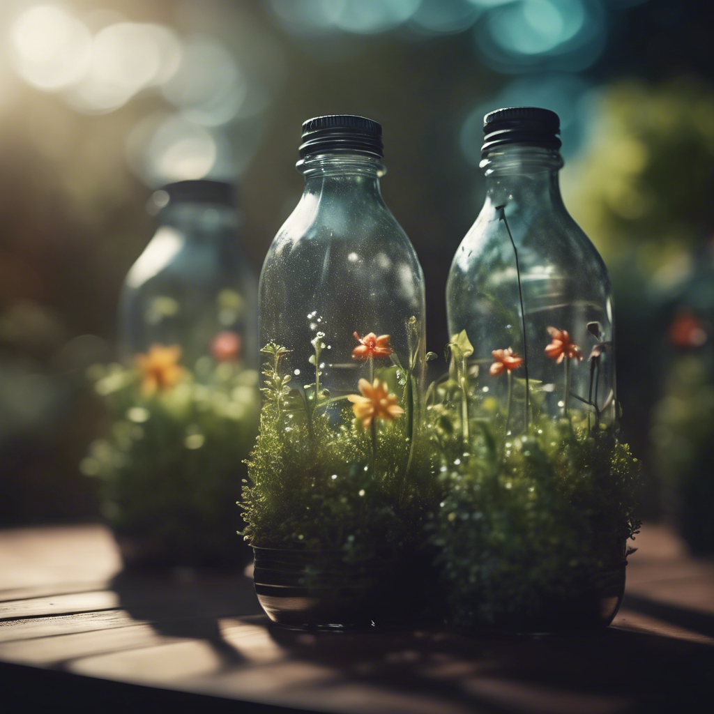 Transforming Waste into Greenery: Building a Vertical Garden from Plastic Bottles