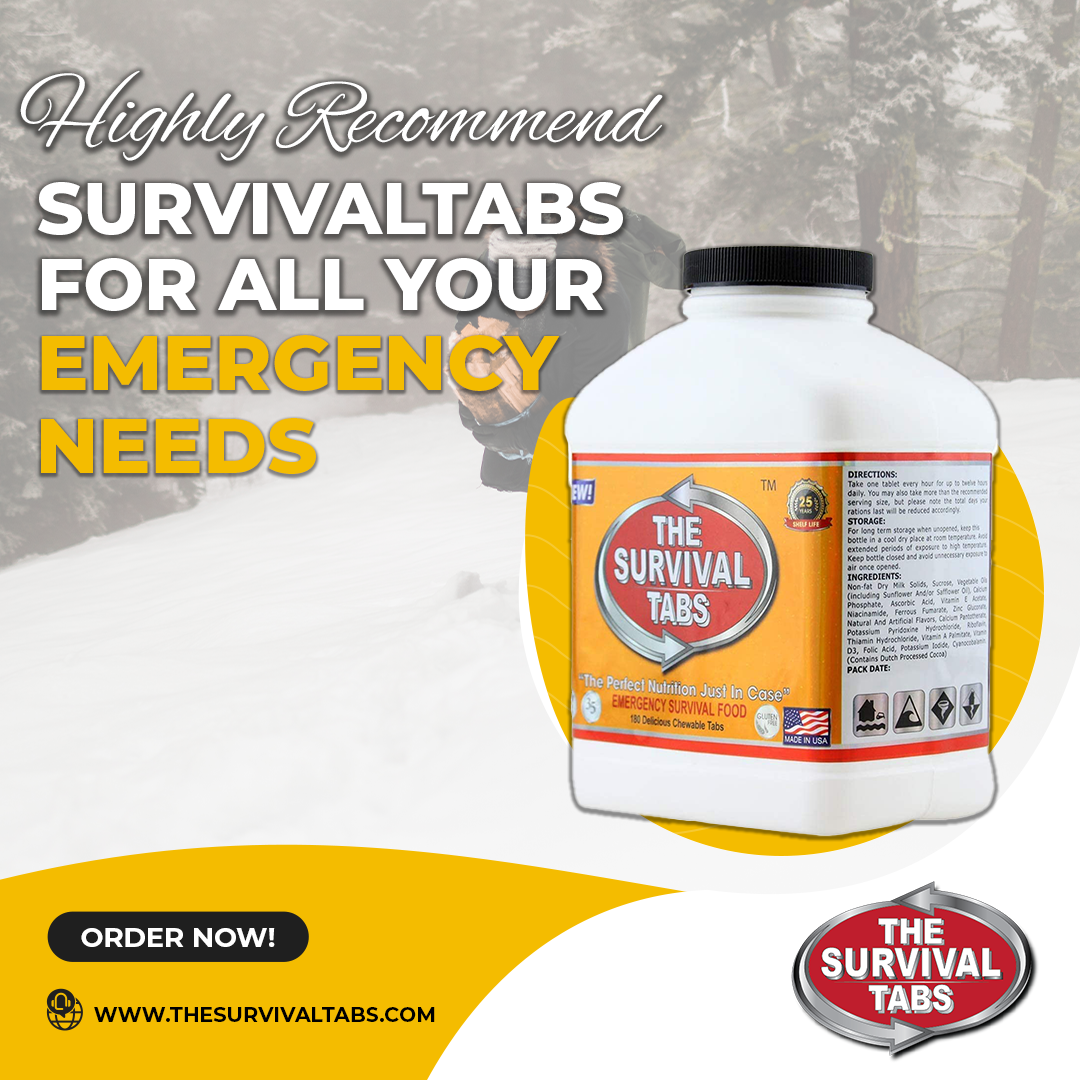 Weather Any Storm with Gluten-Free, Non-GMO Survival Tabs