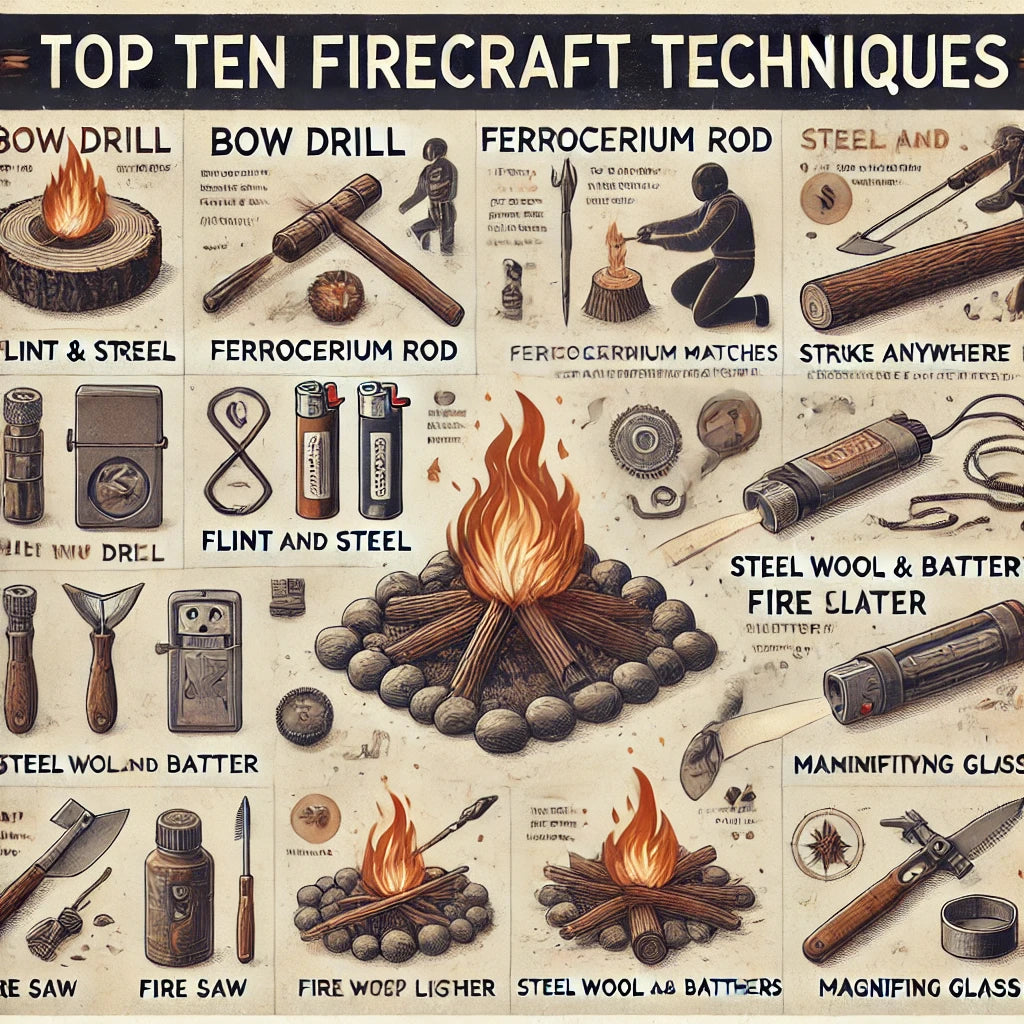 Top 10 Ways to Start a Fire in the Wilderness