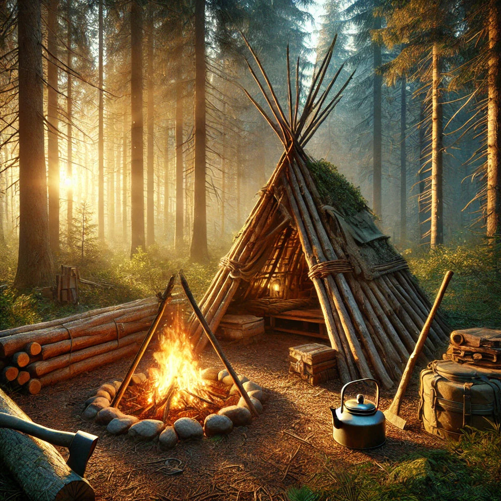 Best Materials for Building Shelves to Store Survival Tabs in a Log Cabin