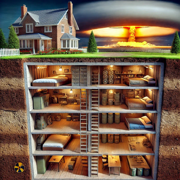 Surviving in a bunker after a nuclear event requires careful planning and preparation
