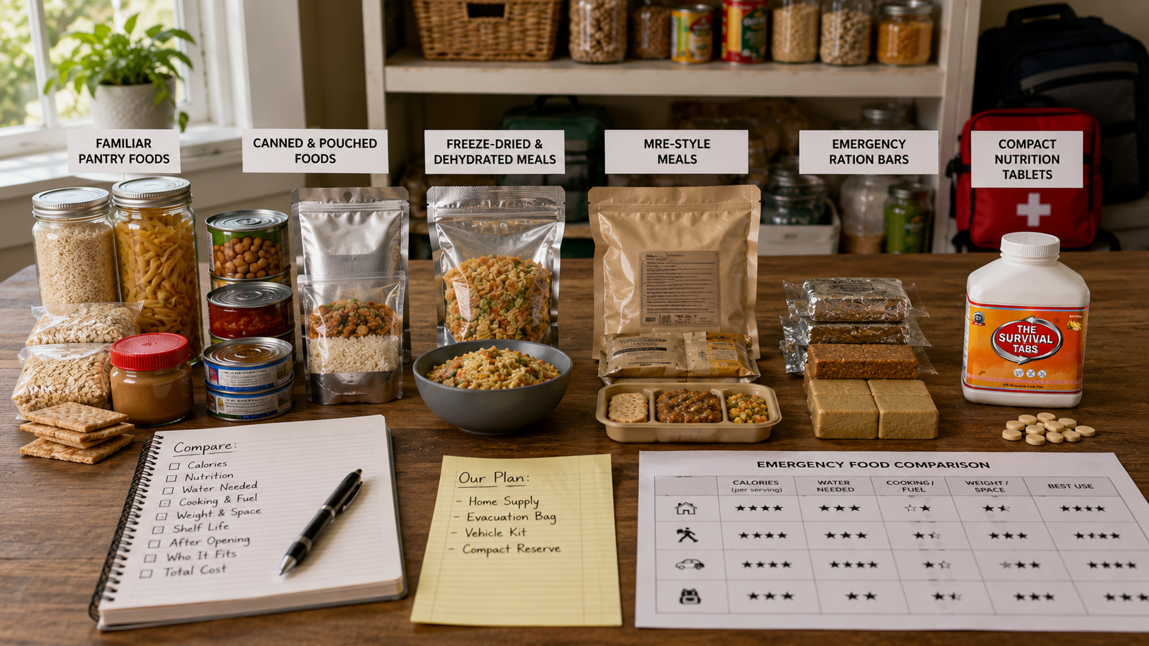Preparedness image for Emergency Food Comparison Guide