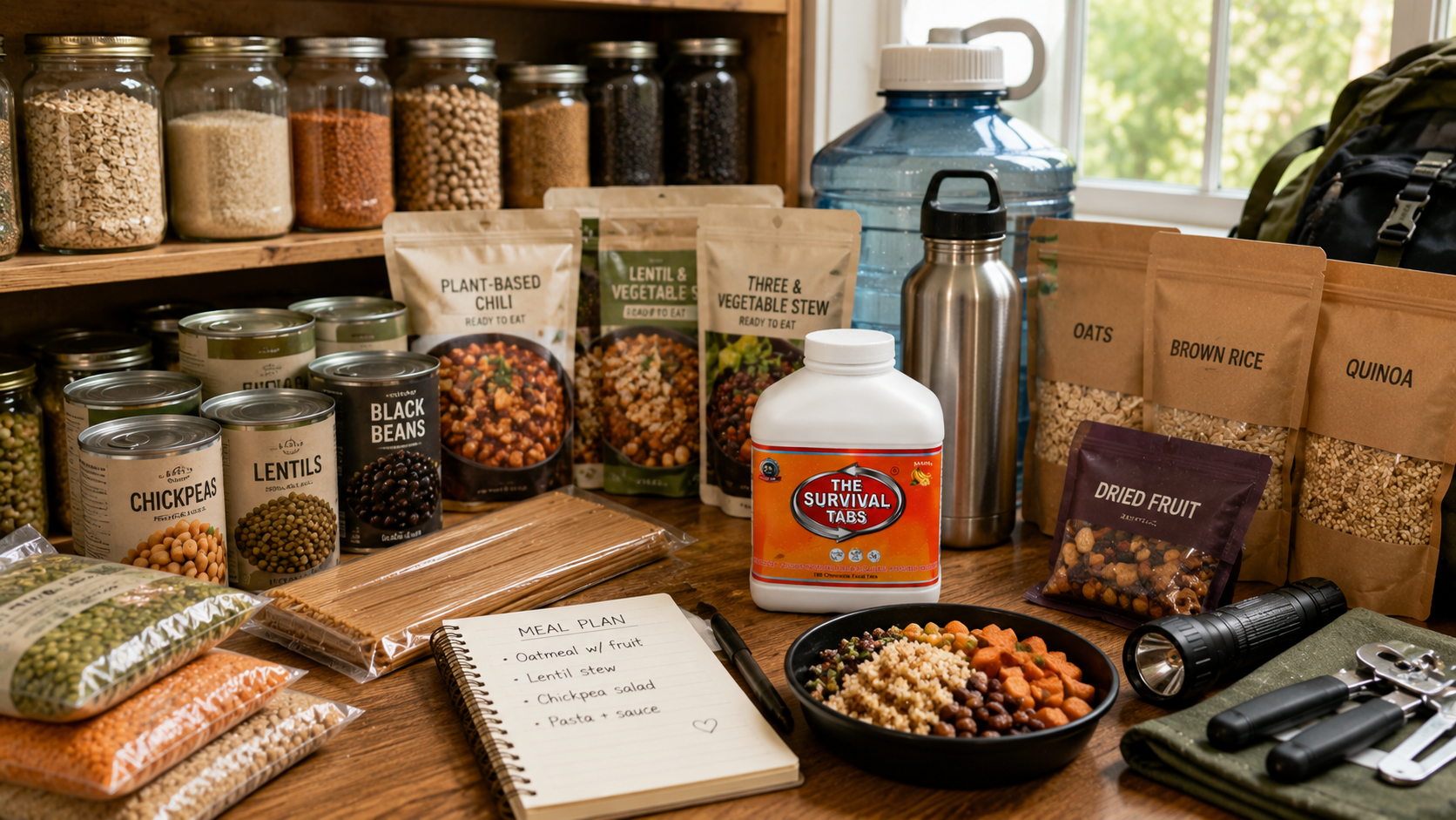 Preparedness image for Vegan Emergency Food Storage Guide