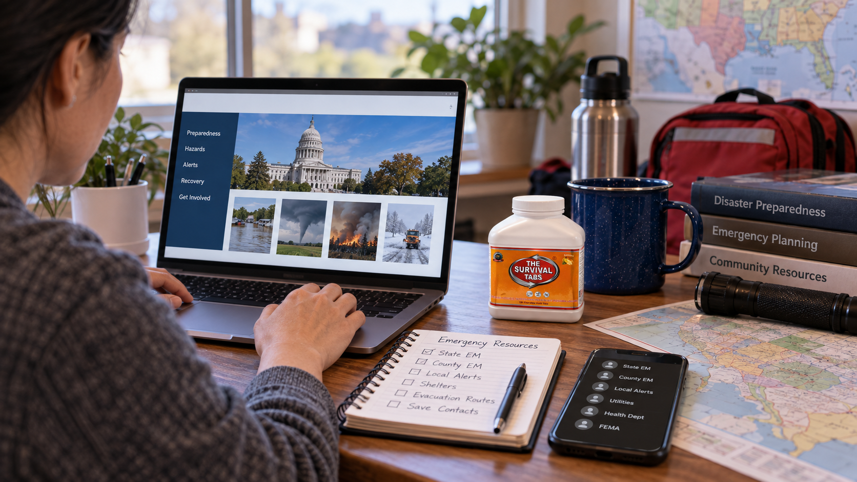 Preparedness image for How to Find State Emergency Management Resources