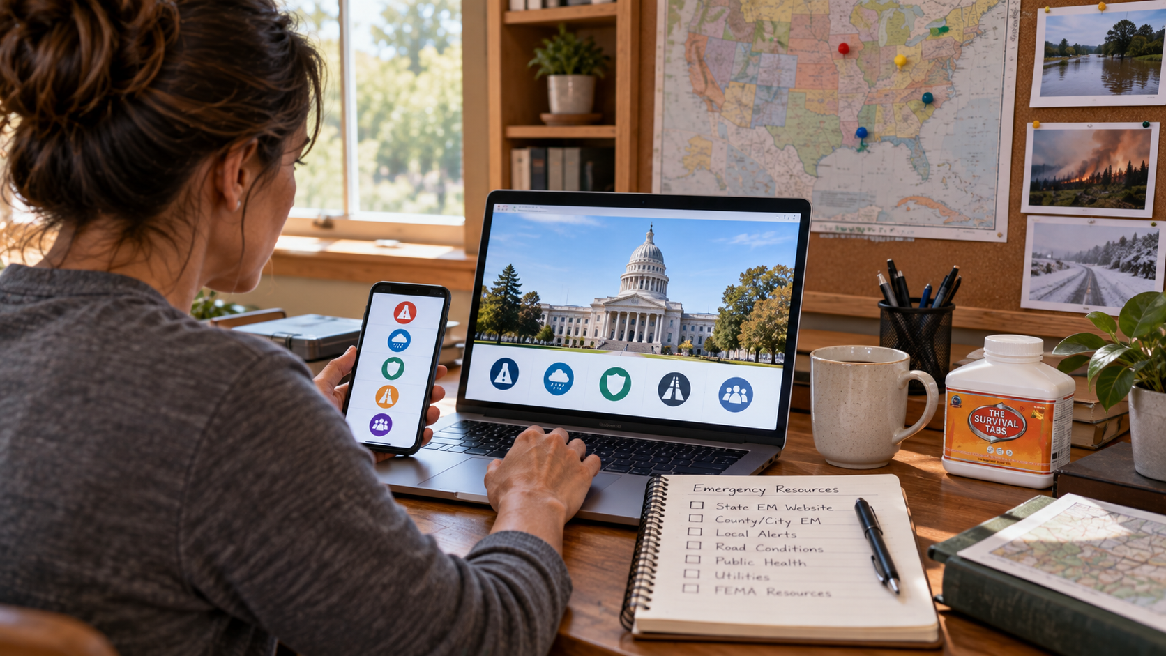 Preparedness image for How to Find State Emergency Management Resources