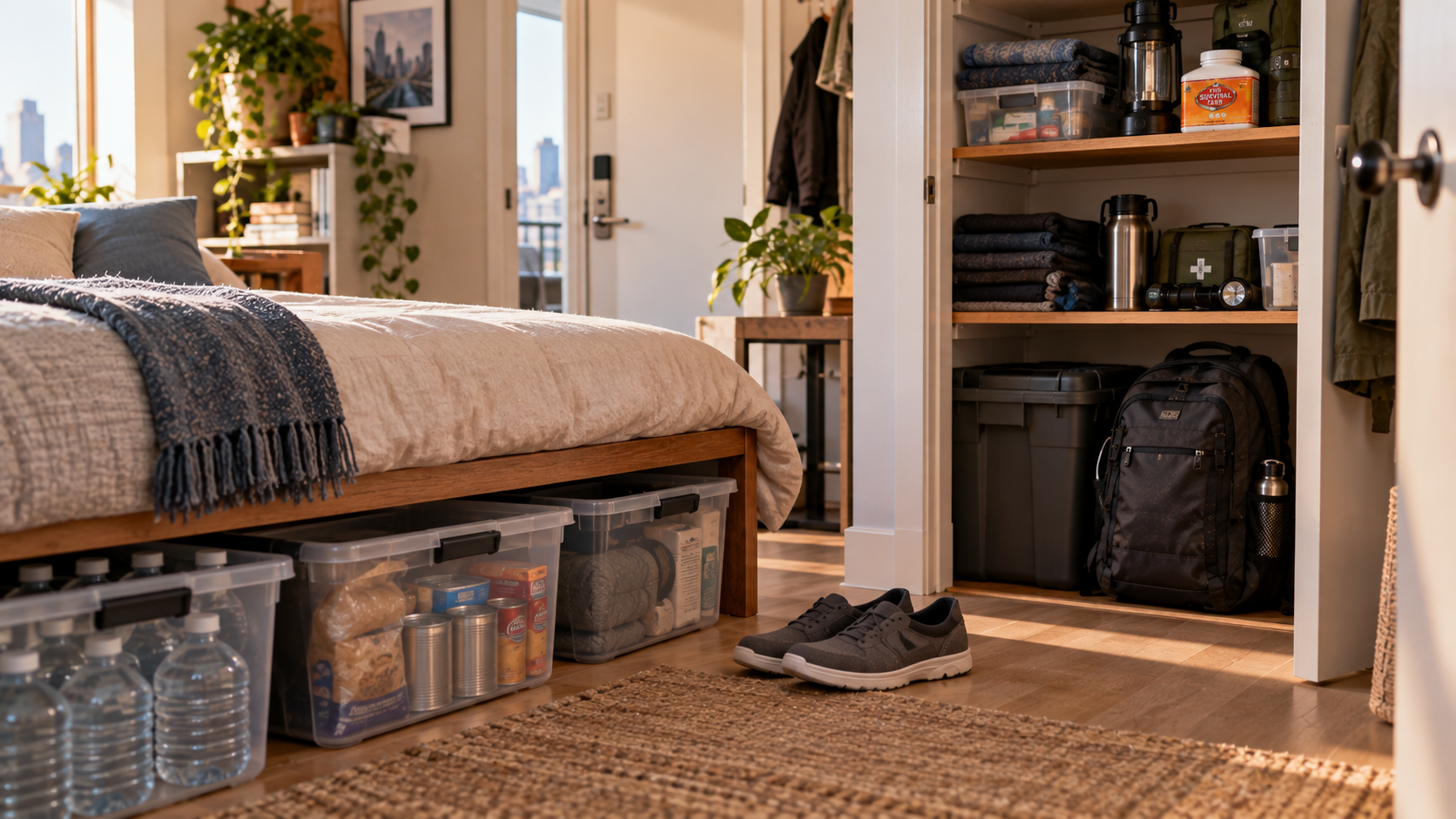 Preparedness image for Small-Space Emergency Supply Storage Guide
