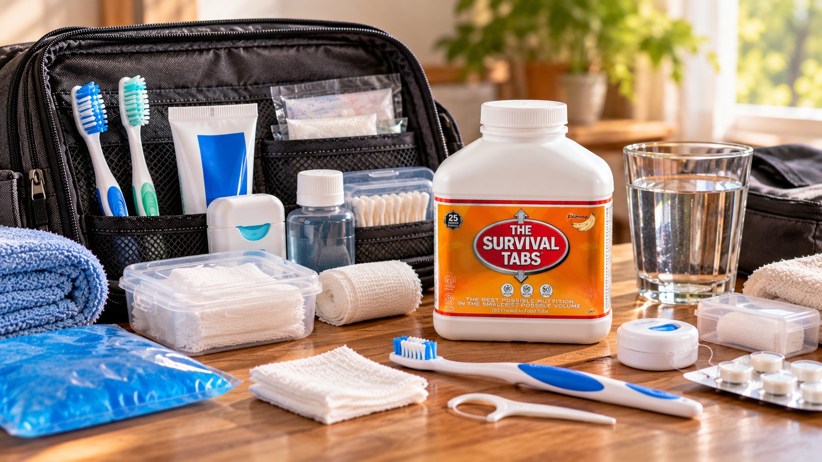 Calm preparedness scene illustrating dental emergency preparedness