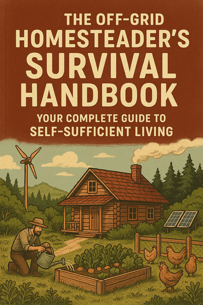 The Off‑Grid Homesteader’s Survival Handbook: Your Complete Guide to Self-Sufficient Living