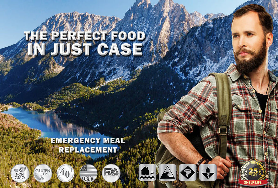 Where to buy Camping food non GMO 25 year shelf-life