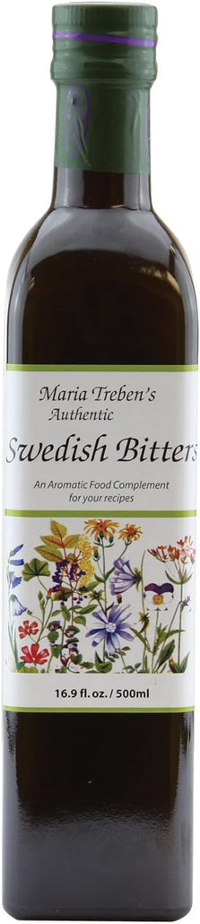 Maria Treben's Authentic Swedish Bitters Natural (16.9 oz/500ml Bottle)