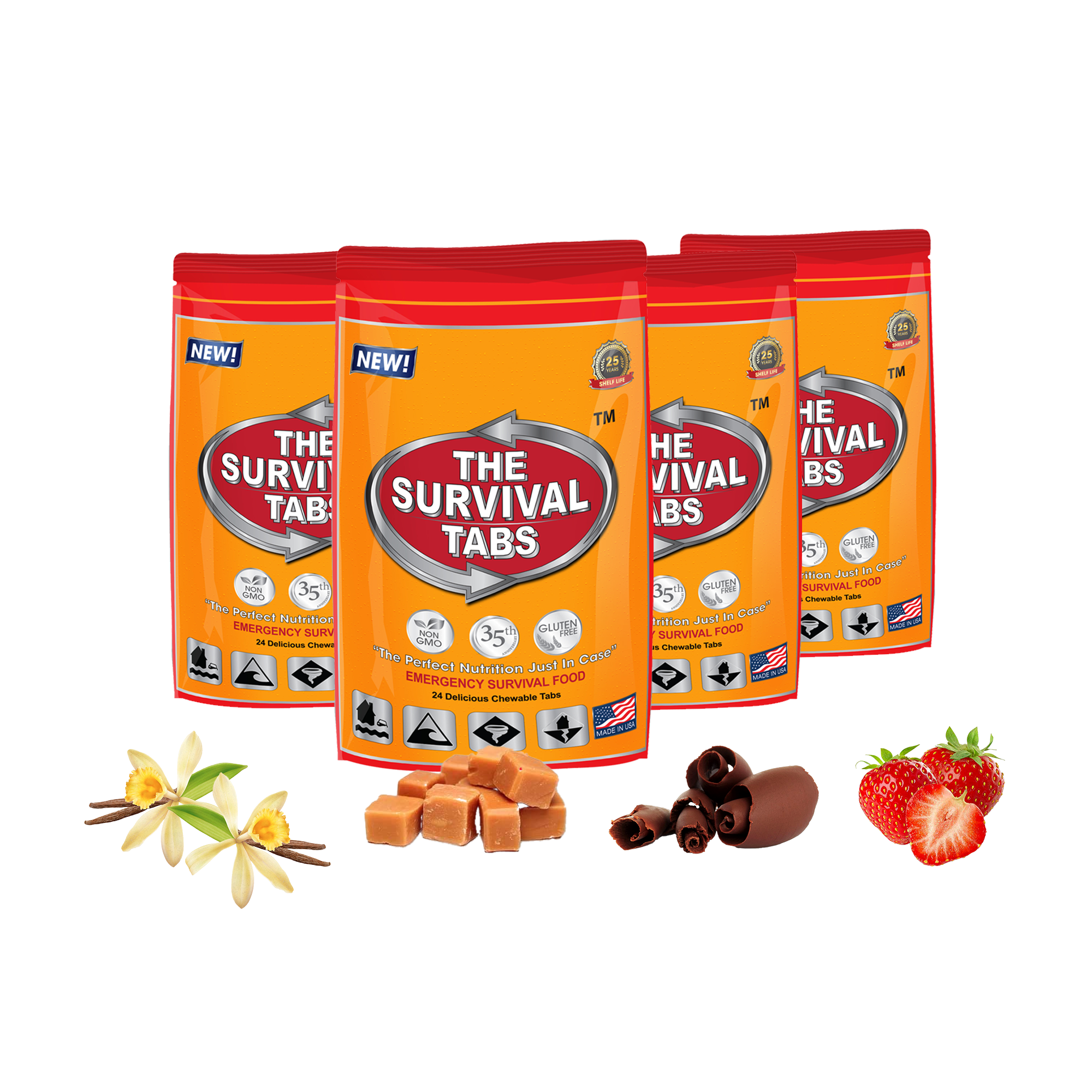 Survival Tabs 8-Day Food Supply 96 Tabs Emergency Food Replacement Dis – The SurvivalTabs