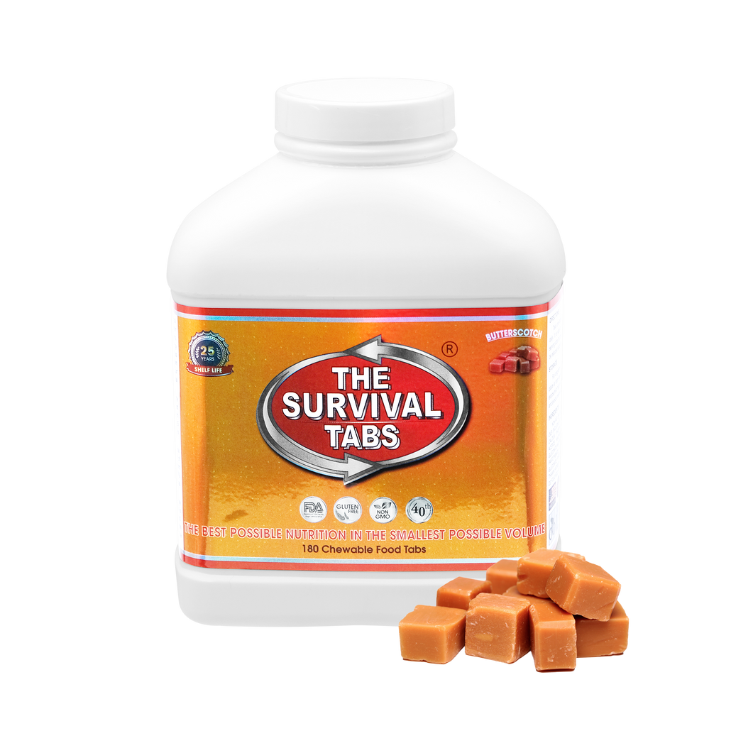 Long Shelf Life Food In Times 15 days - 1 bottle - Butterscotch Gluten Free and Non-GMO