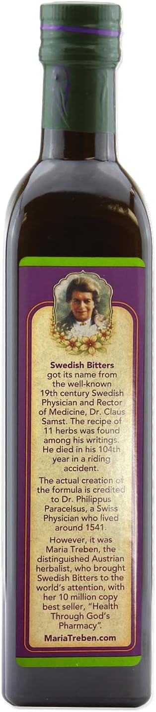 Maria Treben Authentic Swedish Bitters 16.9oz 500ml Herbal Digestive Supplement